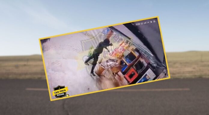 VIDEO | Asaltan negocio en carretera de Veracruz con arma de fuego