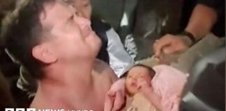 La conmovedora historia del bebé de 18 días y su madre que fueron rescatados de entre los escombros tras el terremoto doble en Venezuela