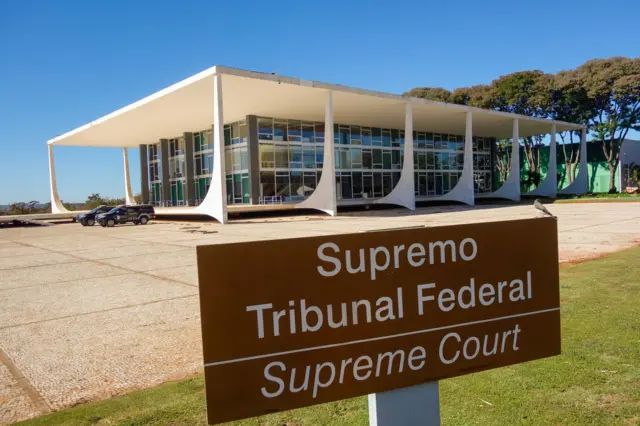 Fachada de la Corte Suprema de Brasil, en Brasilia.